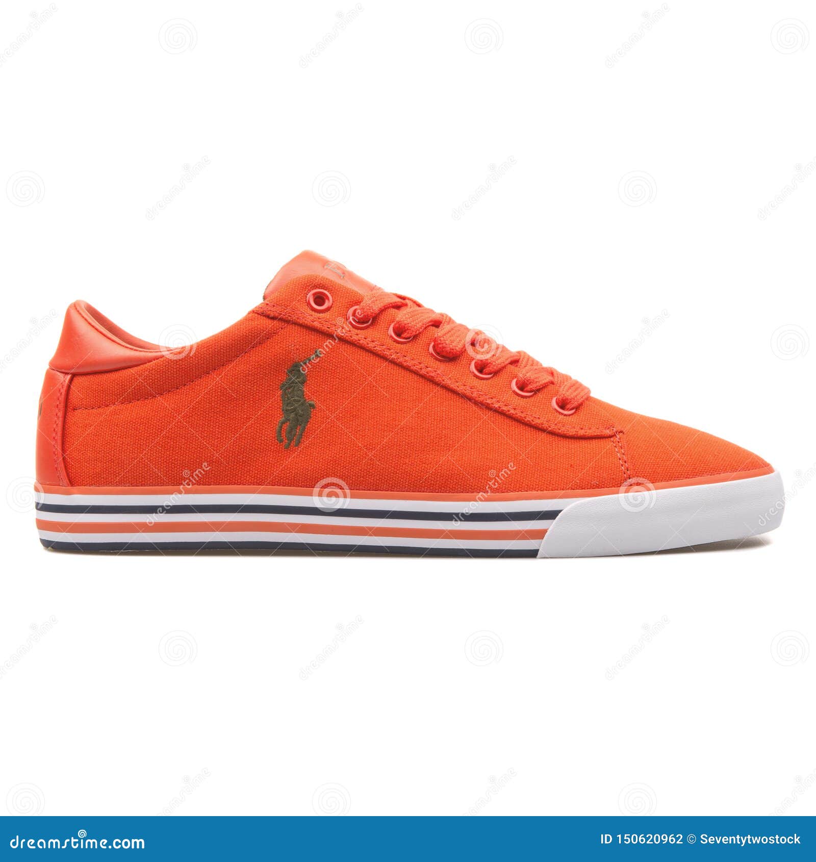 Polo Ralph Lauren Harvey Orange Sneaker Editorial Photography - Image of  shoes, shoe: 150620962