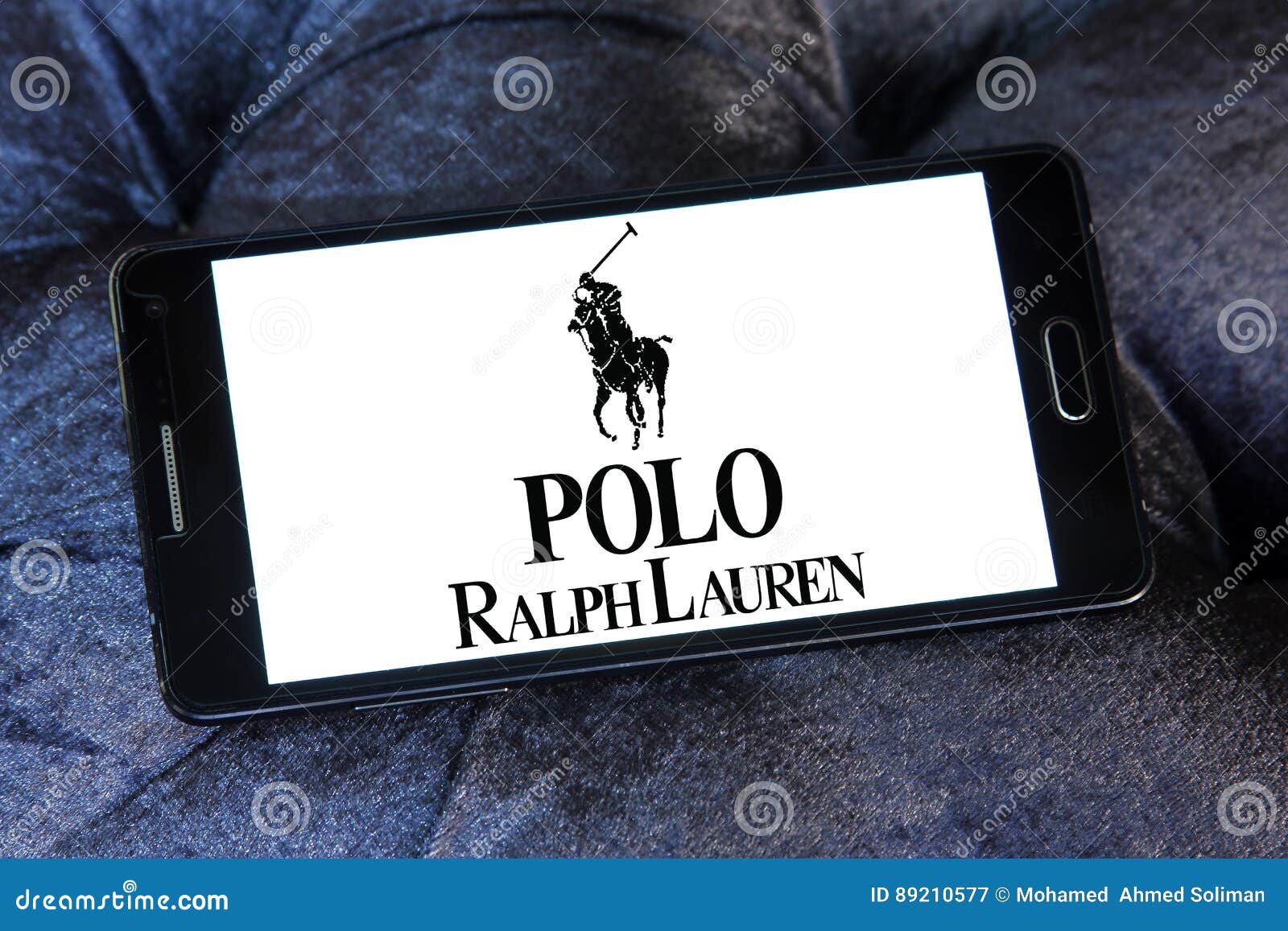 Polo Ralph Lauren logo editorial photography. Image of cellphone 89210577
