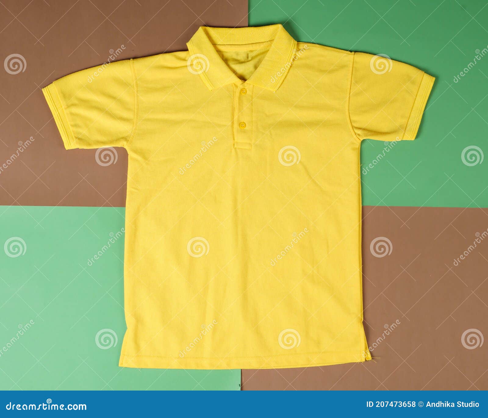 Polo Shirt Design Template and Mockup for Print. Stock Photo - Image of ...
