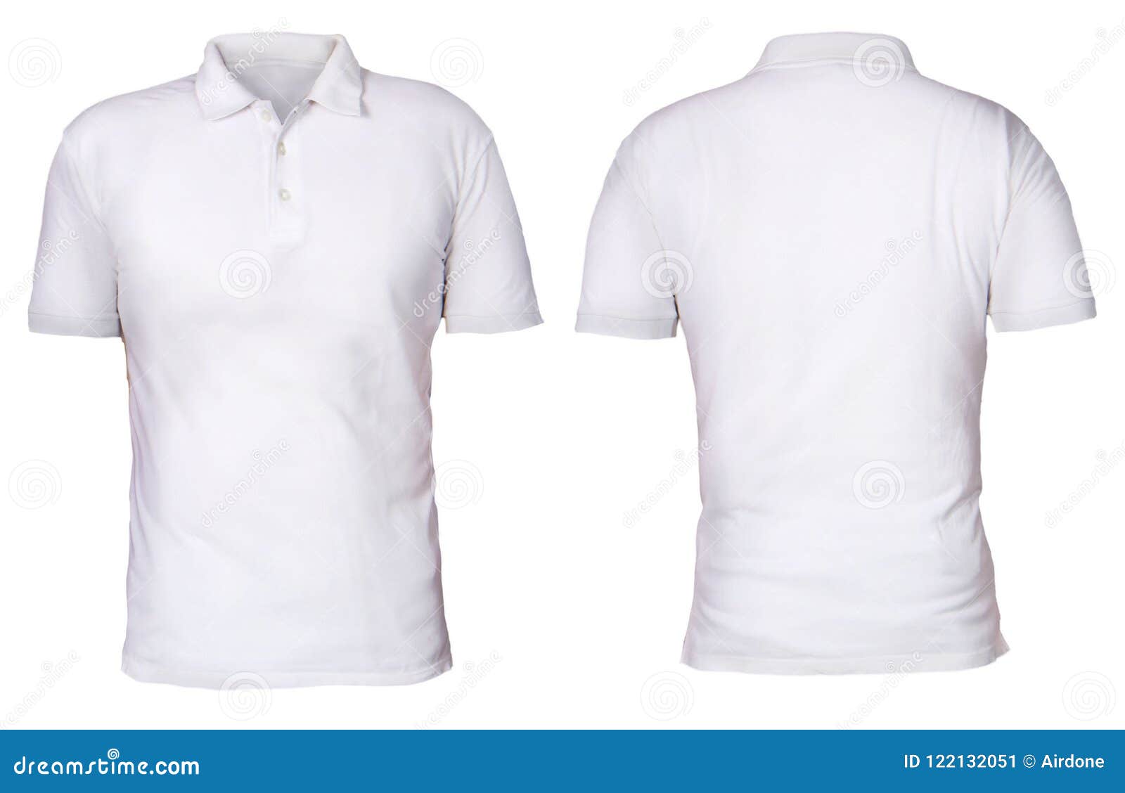 Download Polo Shirt Template Mock Up Stock Image Image Of Polo Male 122132051