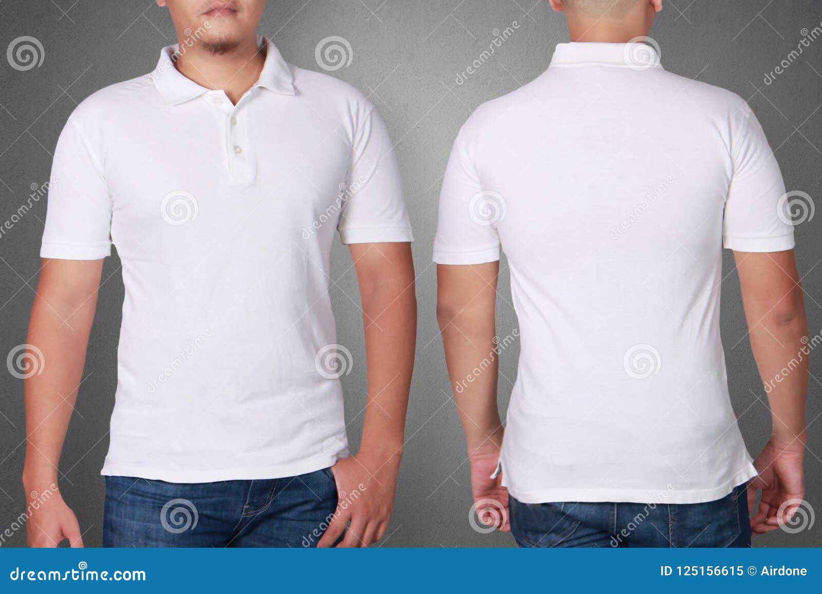 Download Polo Shirt Template Mock Up Stock Image - Image of person, back: 125156615