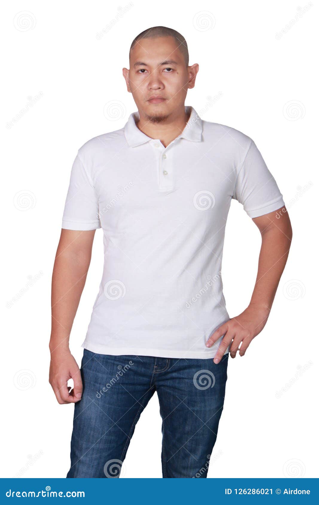 Download Polo Shirt Template Mock Up Stock Image - Image of people ...