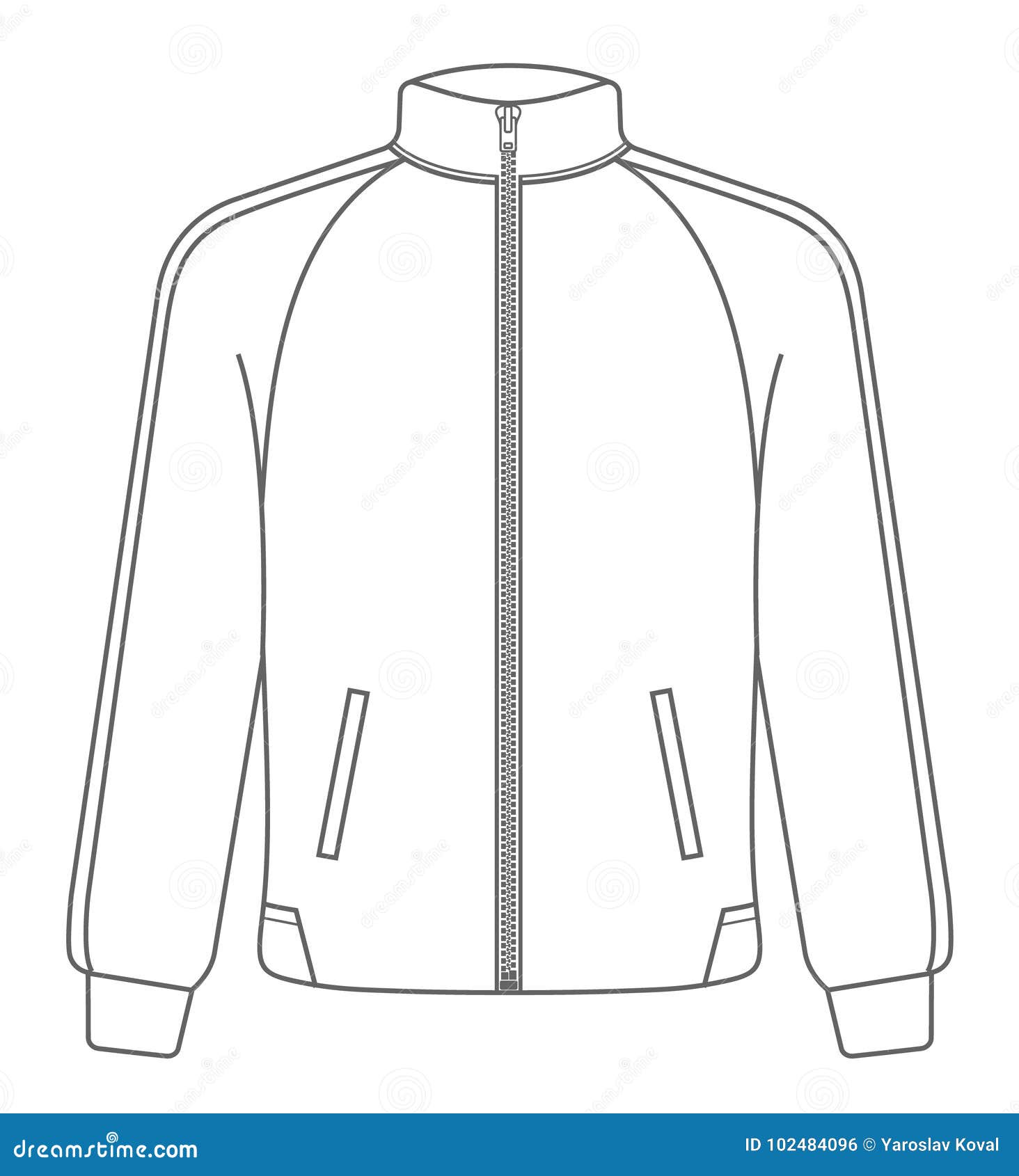 windbreaker outline