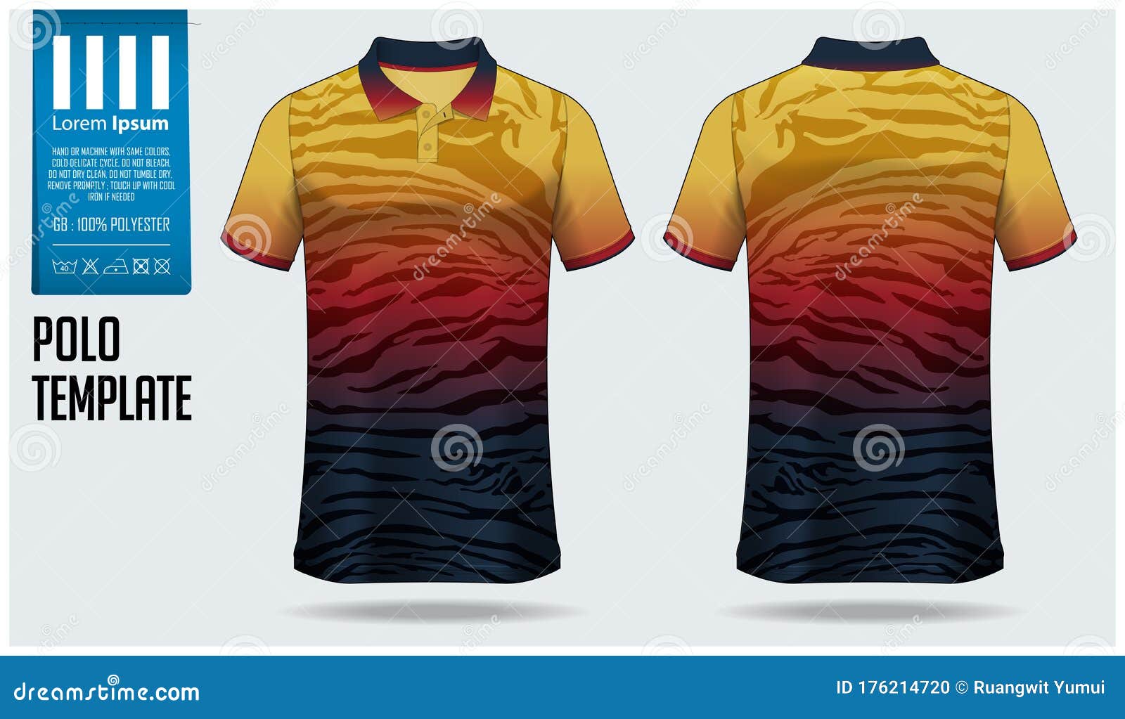 Download Polo T-shirt Mockup Template Design For Soccer Jersey ...