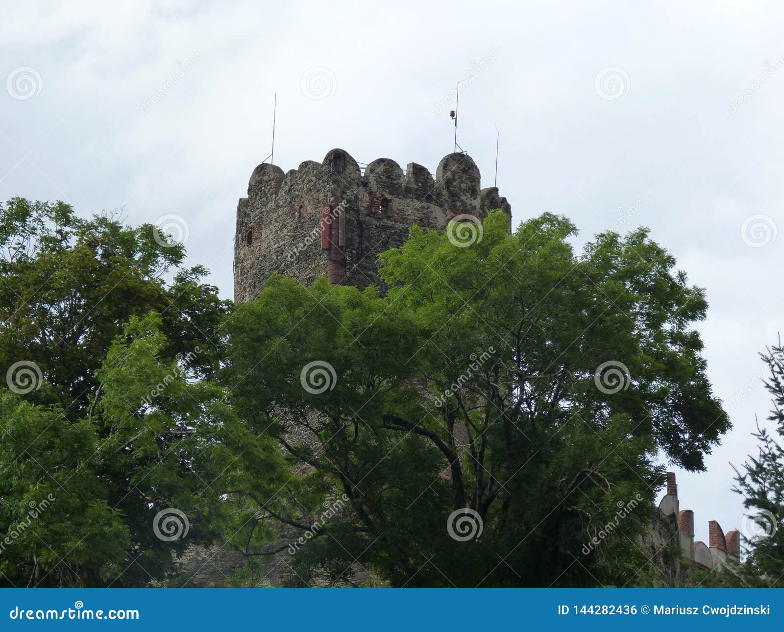 Polonia W La Torre De Bolka Del Castillo Del W De Bolka Foto De Archivo Imagen De Polonia Castillo