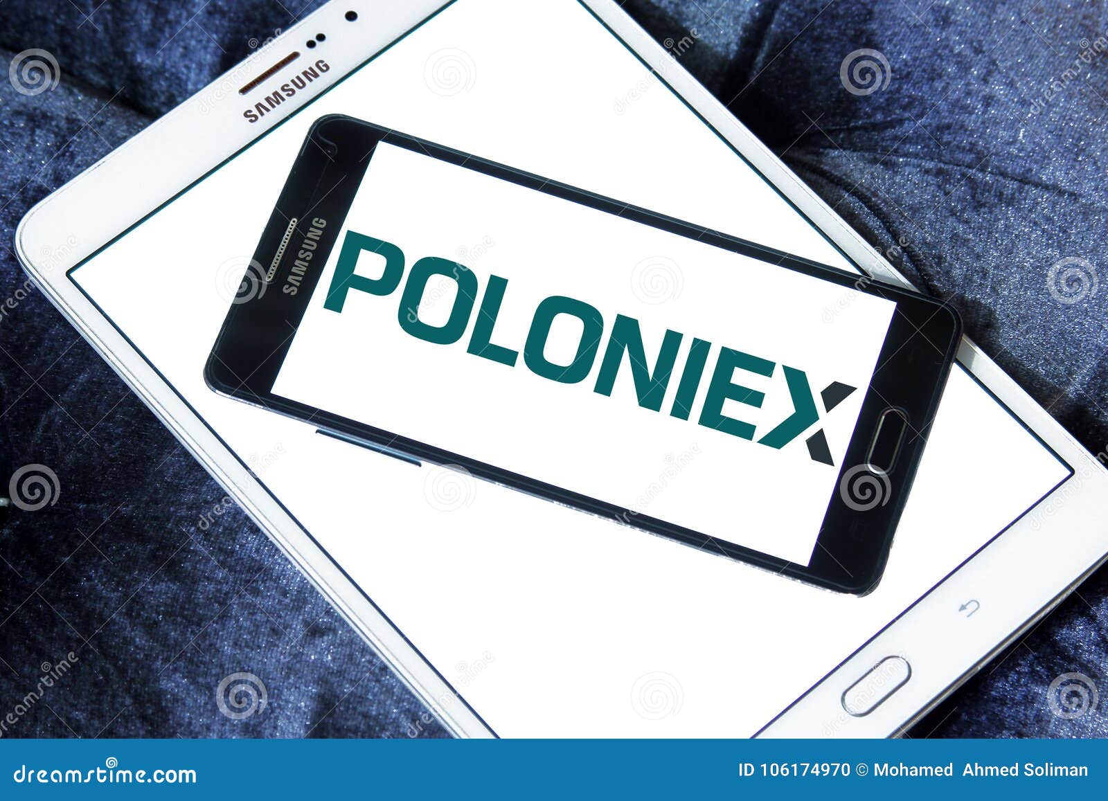 Poloniex exchange logo editorial image. Image of ...