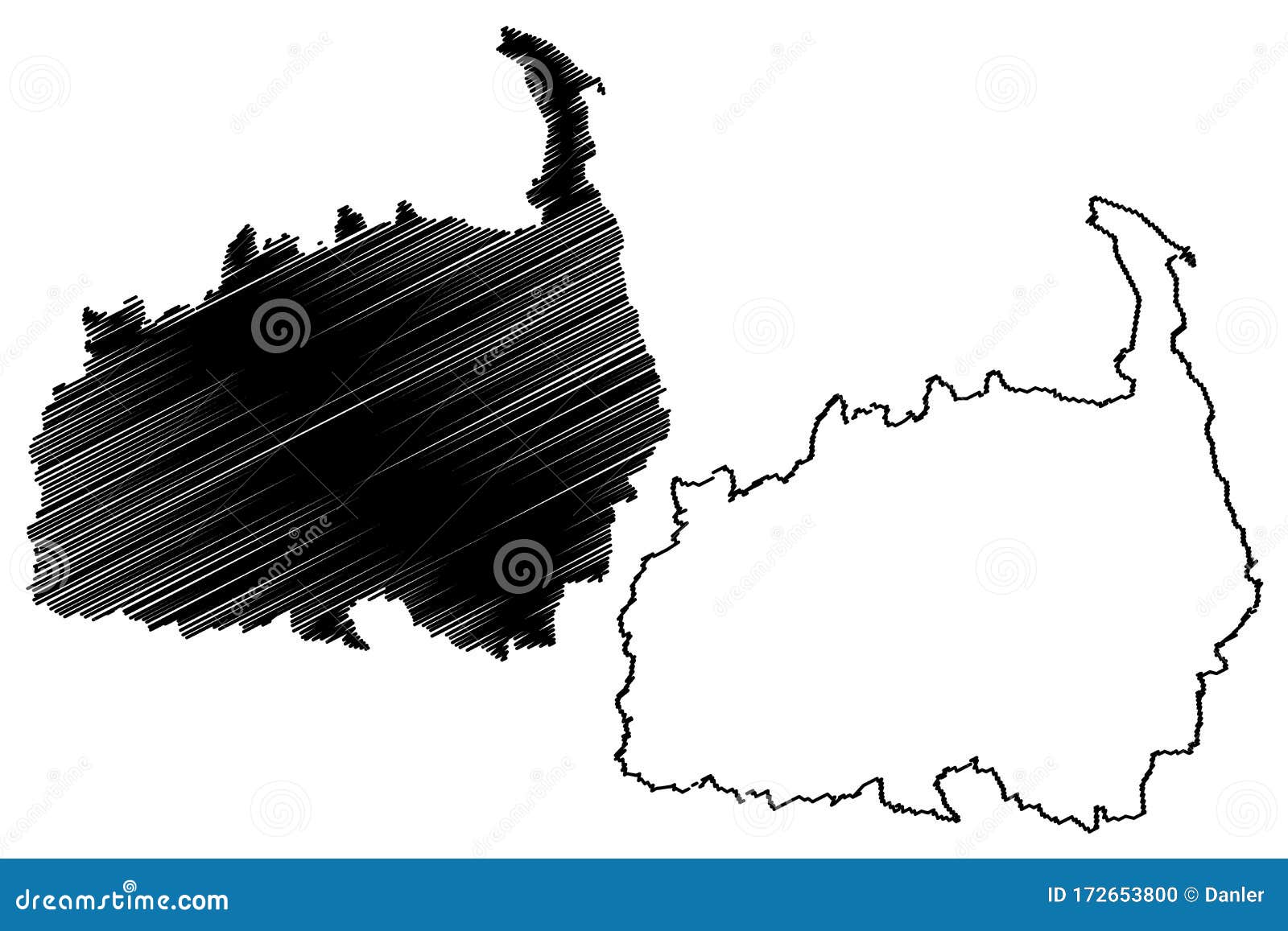 polva county republic of estonia, counties of estonia map  , scribble sketch polvamaa map