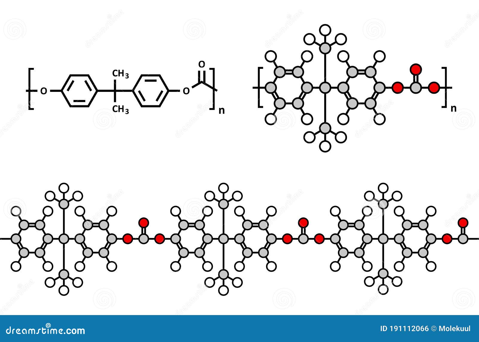Polycarbonate (PC) Plastic, Chemical Structure. Made From Phosgene And ...
