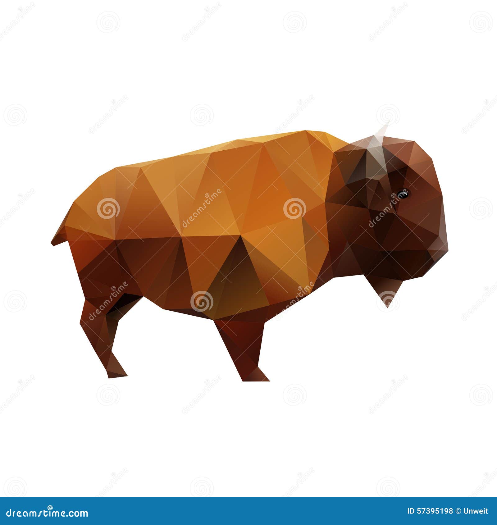 polygonal buffalo