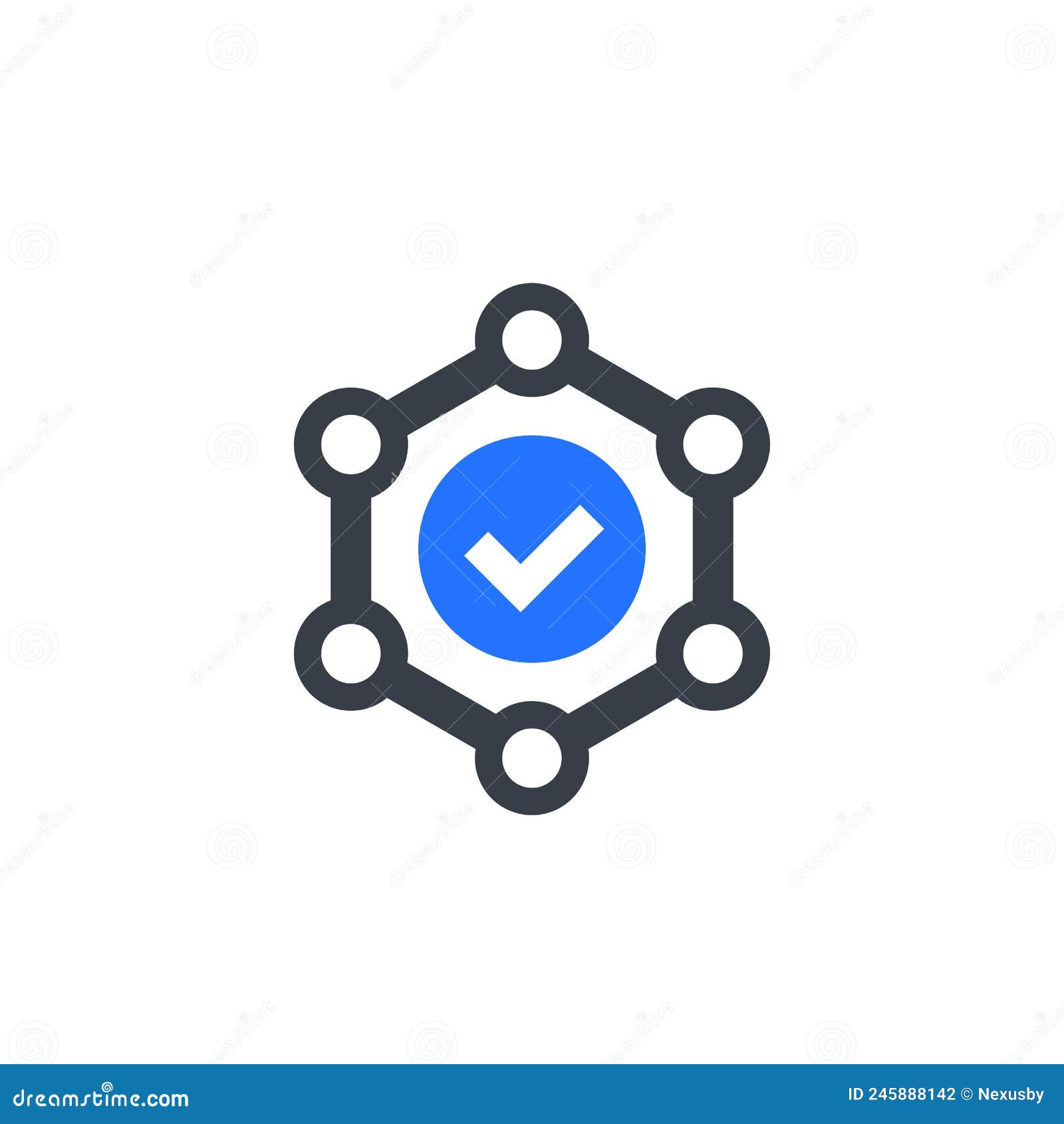 polymer icon on white, 