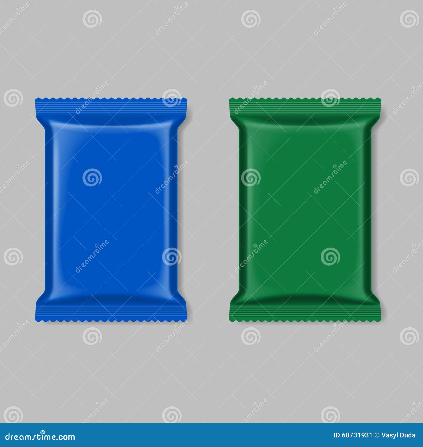 Polymer packaging set stock vector. Illustration of parcel 60731931