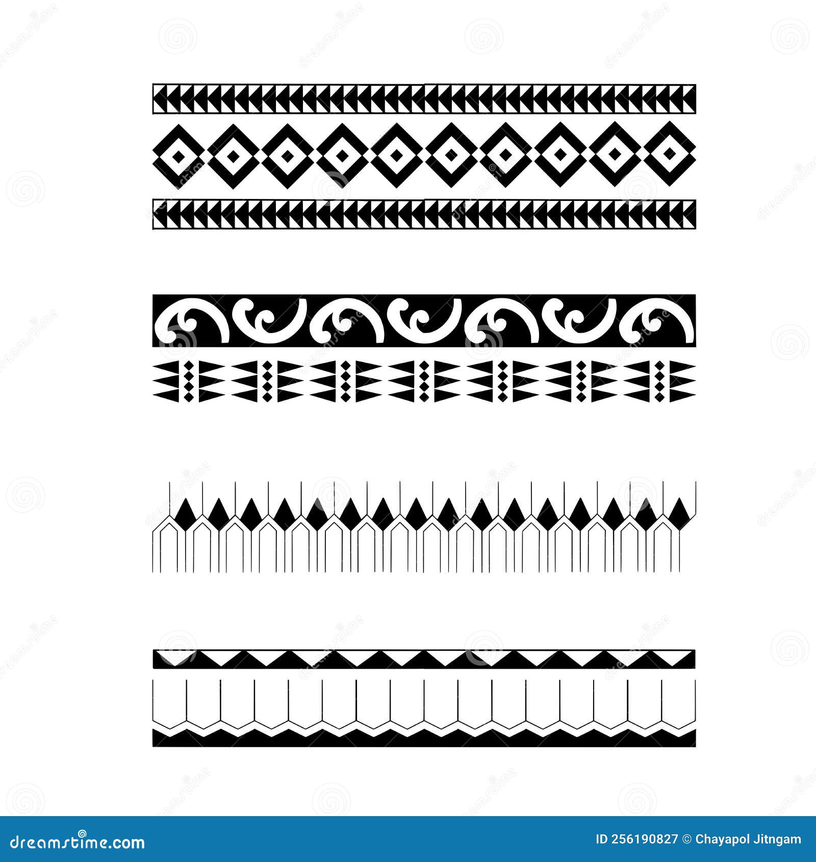 Stencil or tattoo circle traditional vintage floral design border frame  Stock Vector Image & Art - Alamy