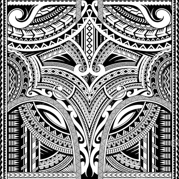 Polynesian Ornament Suitable for Sleeve Tattoo Stock Vector ...