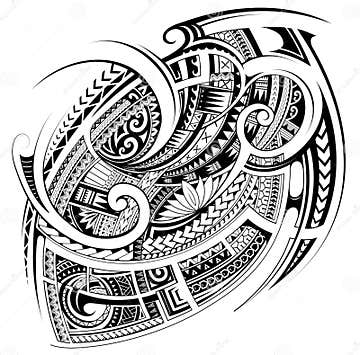 Polynesian Style Tattoo Design Stock Vector - Illustration of artistic ...