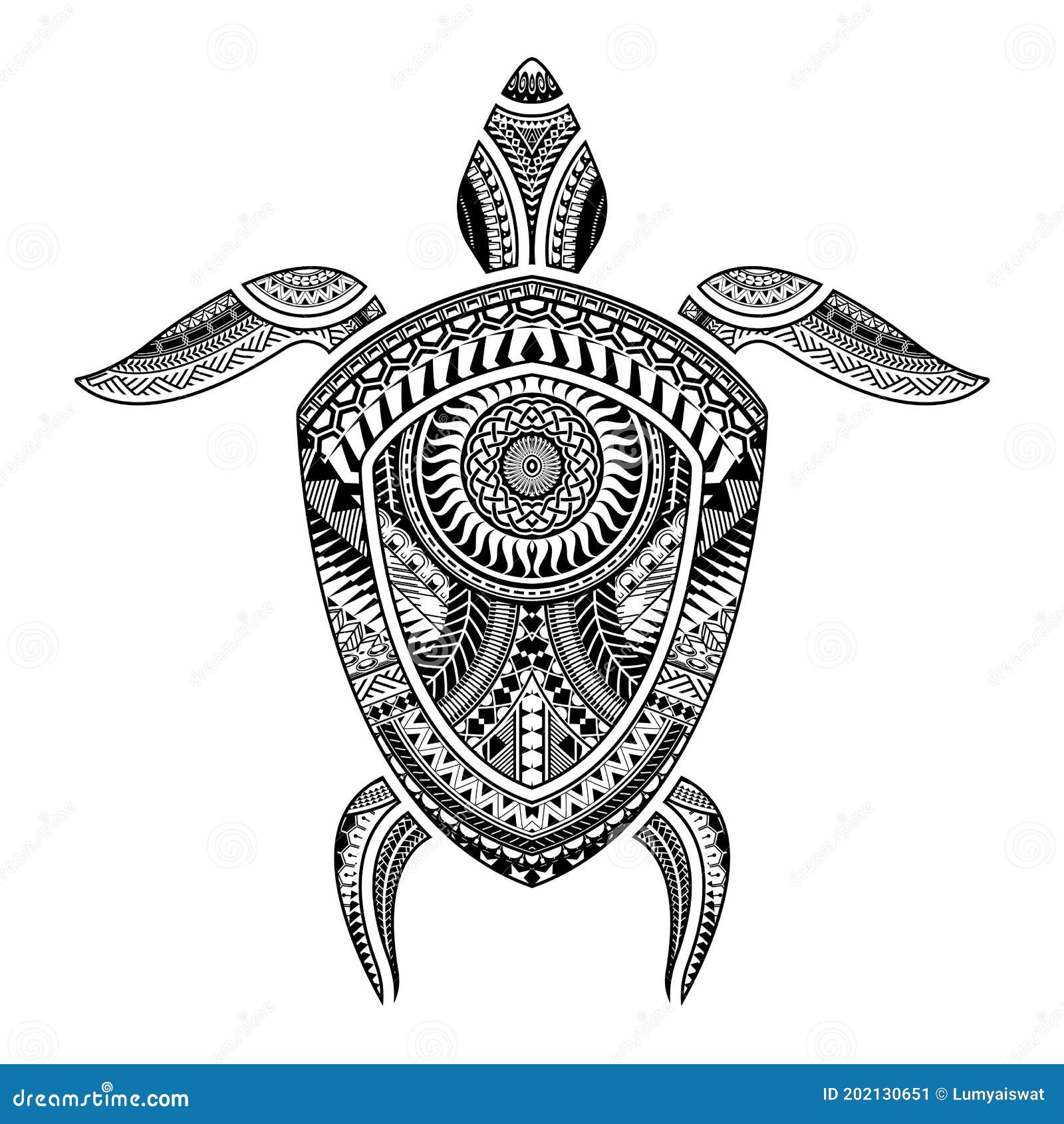 awesome turtle mandala tattoo mili3art 7  KickAss Things