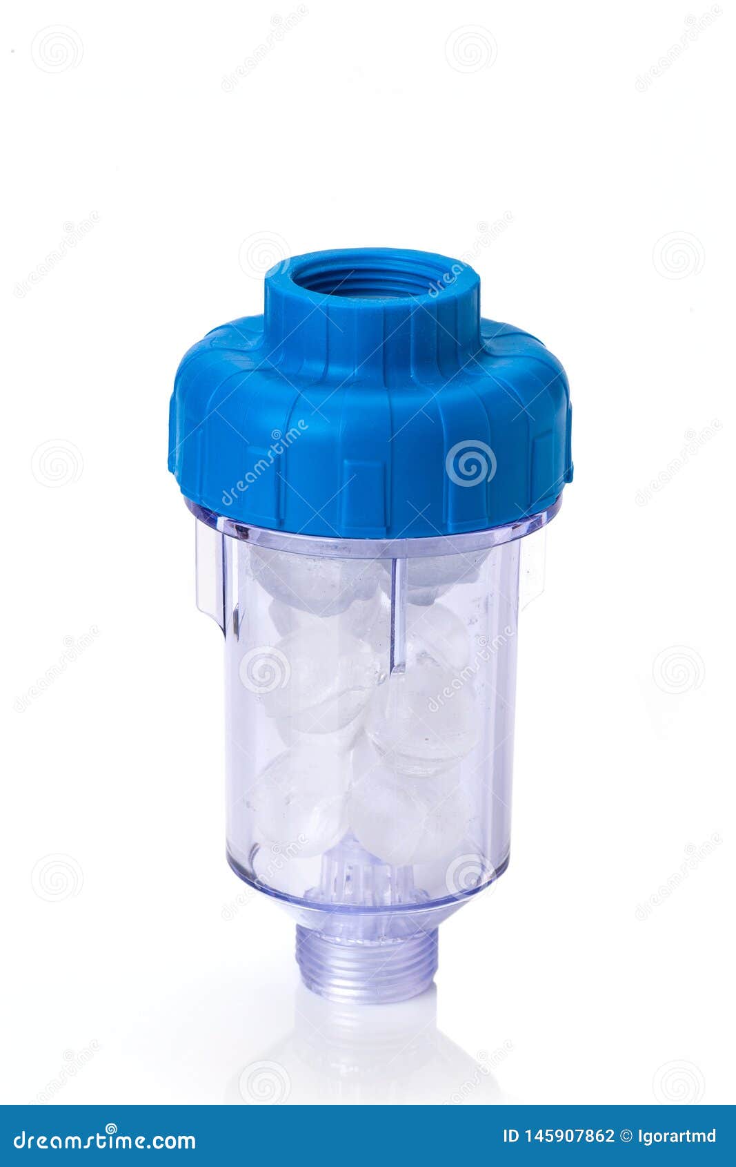 Polyphosphate Filter For Water Stock Photo - Image of charcoal, clear