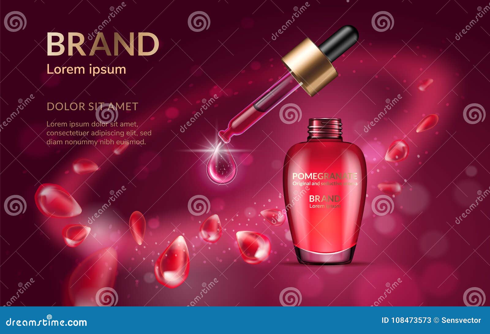 Pomegranate Perfume Ads Stock Vector Illustration Of Glitter Pomegranate Perfume Ads Stock Vector Illustration Of Glitter