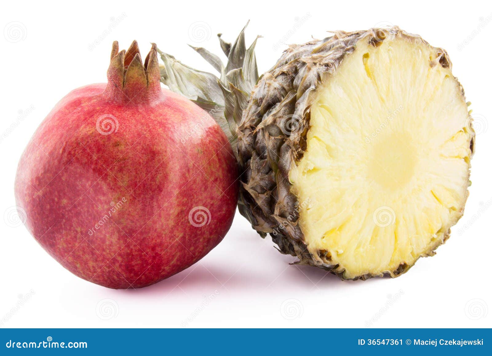 pineapple and pomegranate