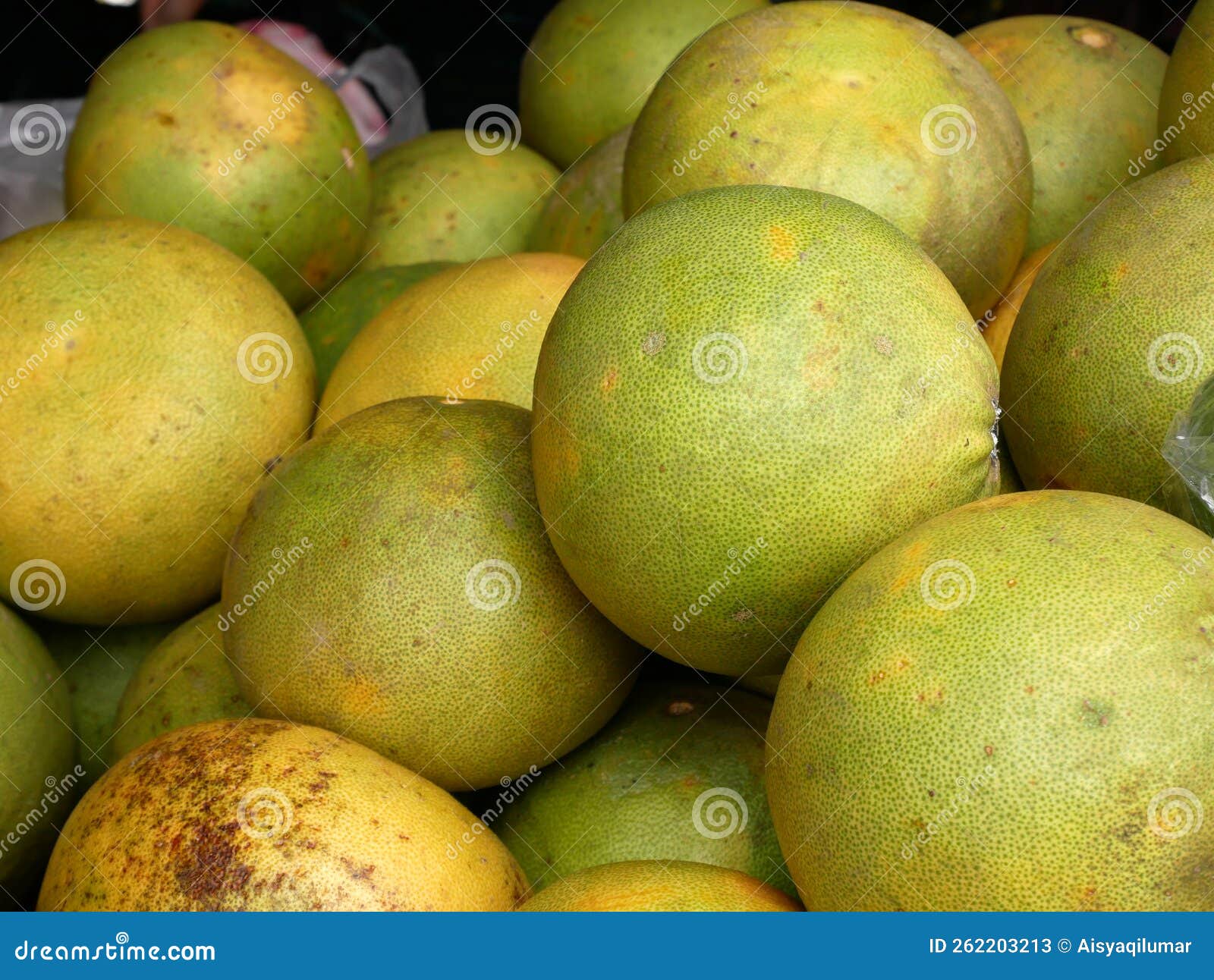 the pomelo fruit or known as citrus maxima.