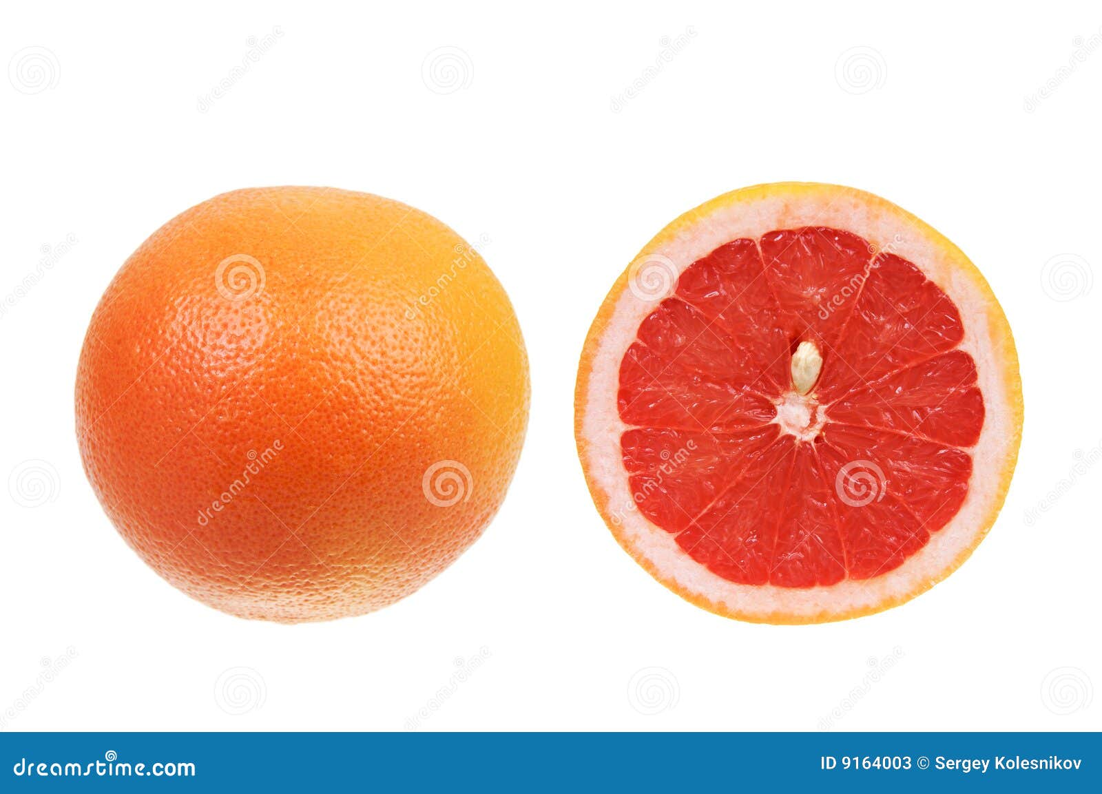 Pomelo Rojo Aislado Sobre Blanco Imagen de archivo Imagen de dieta