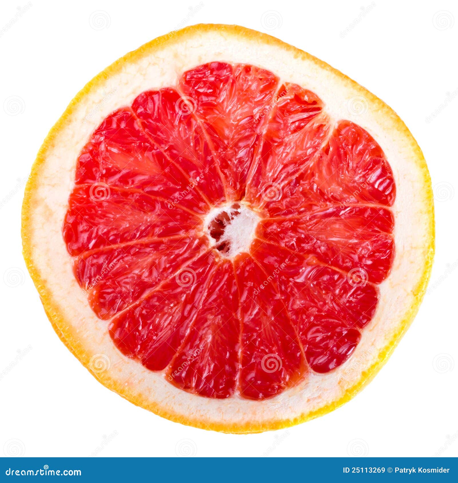 Pomelo Rojo Rebanado Imágenes de archivo libres de regalías Imagen