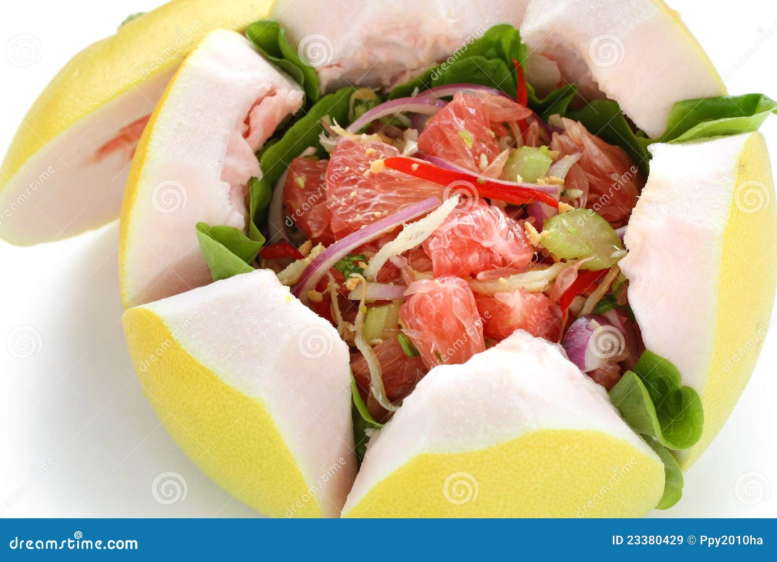 Pomelo salad stock image. Image of fruit, vietnamese 23380429