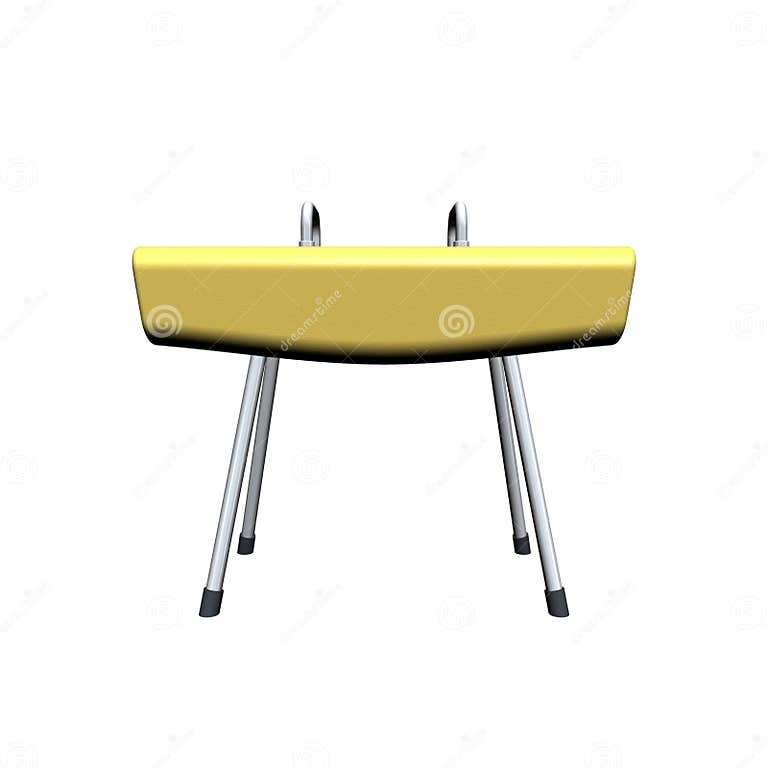 Pommel horse stock illustration. Illustration of athlete 11887892