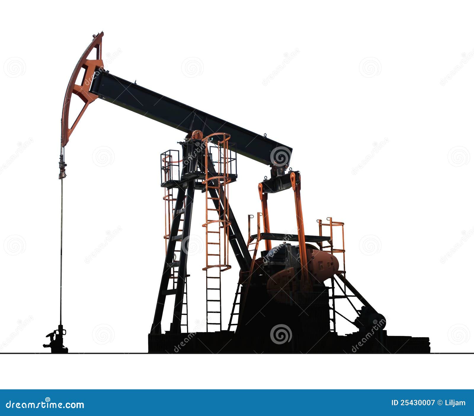 Pompe à pétrole à piles