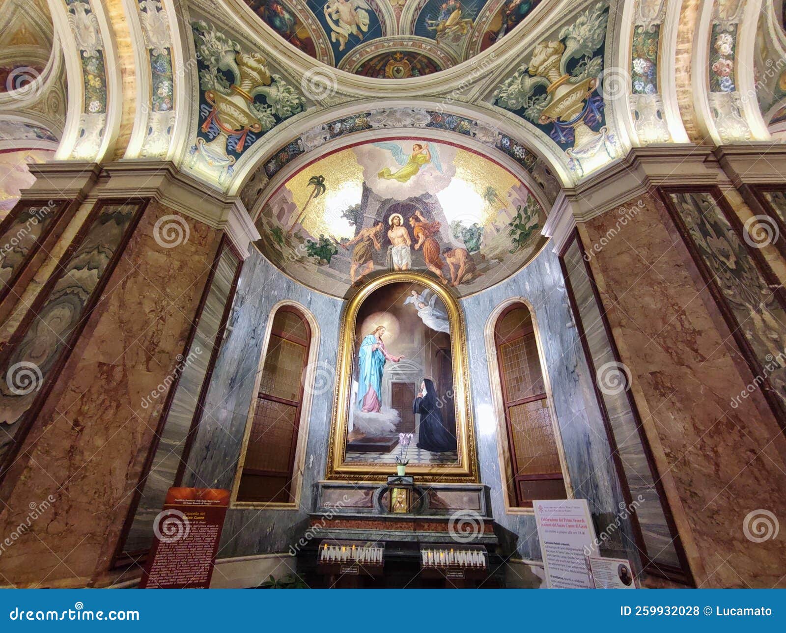 Santuario Della Beata Vergine Maria Pompei - Cappella Del Sacro Cuore Del Santuario Della Beata Vergine Del