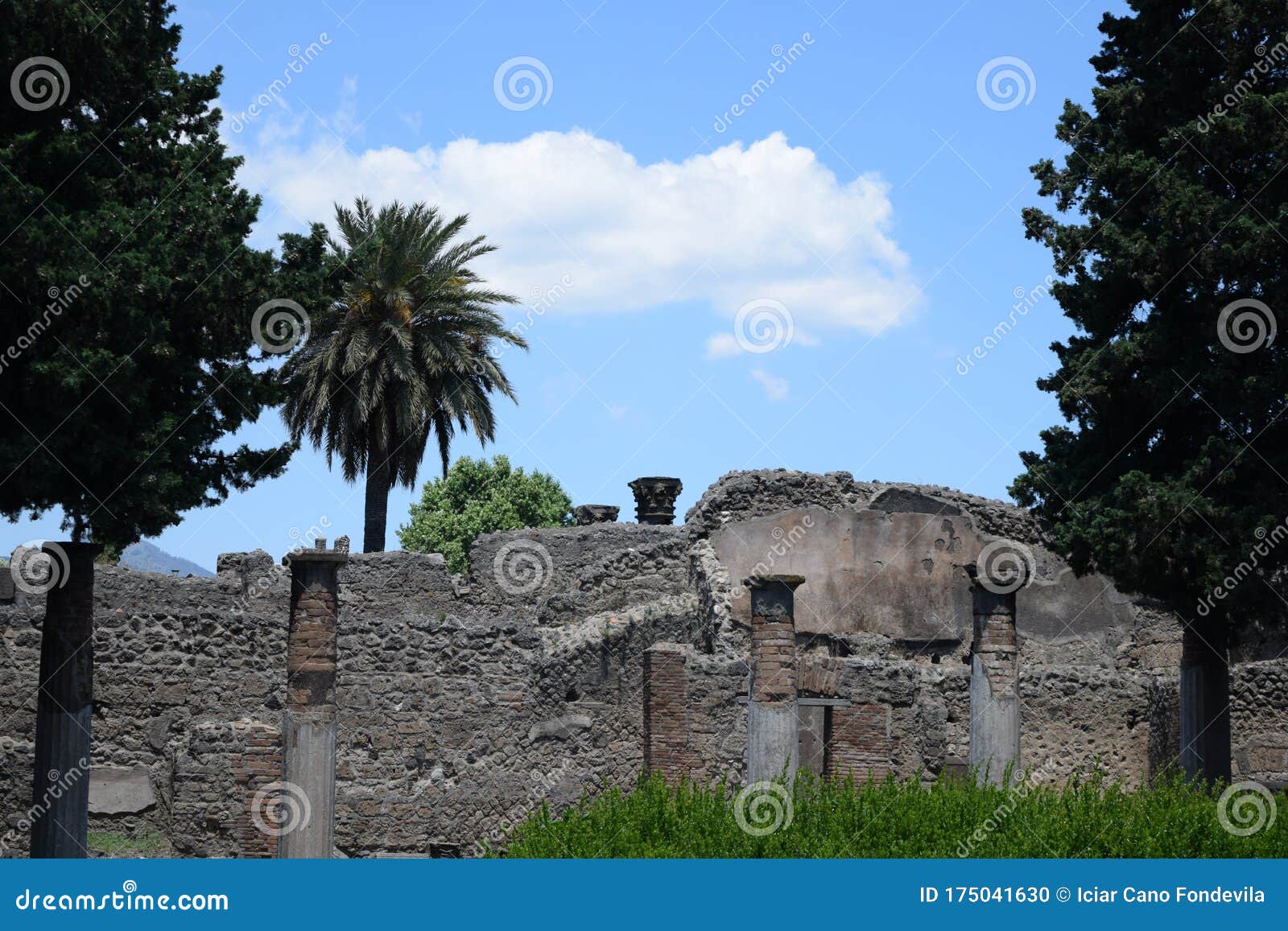 pompeya, archeological place italy europe