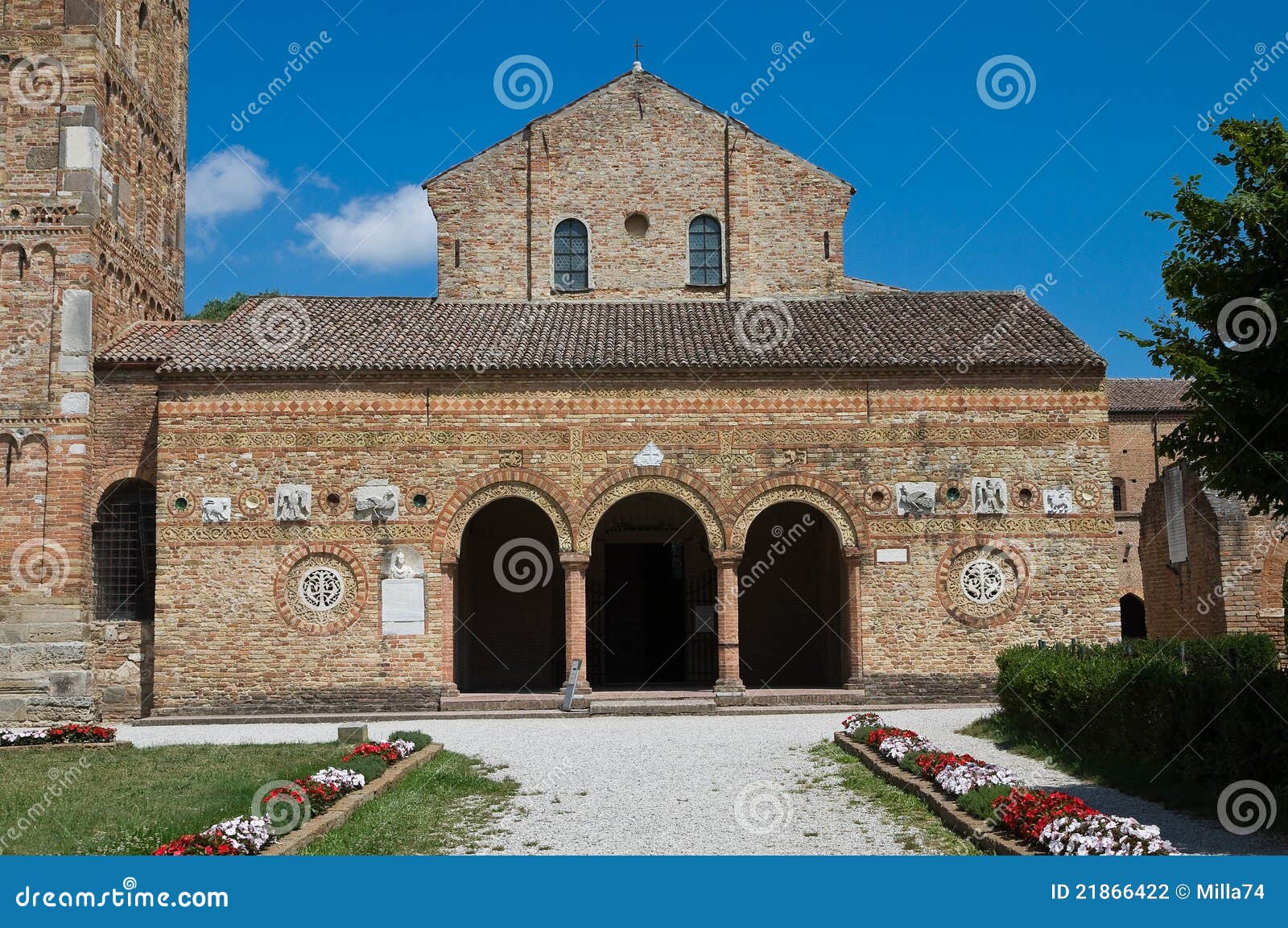 pomposa abbey. codigoro. emilia-romagna. italy.