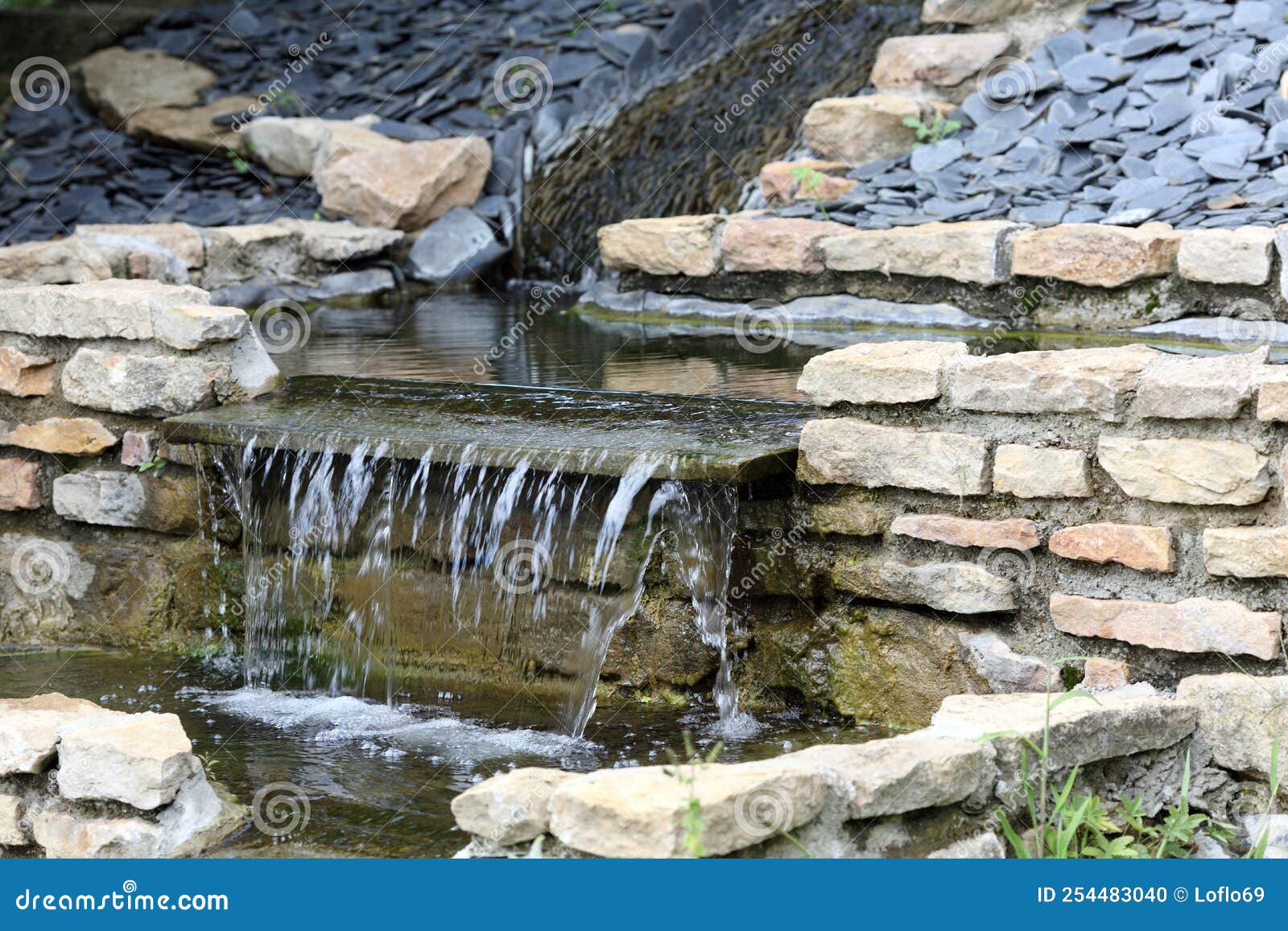 Pond in Zen Garden in Nature Stock Photo Image of landscaping, water