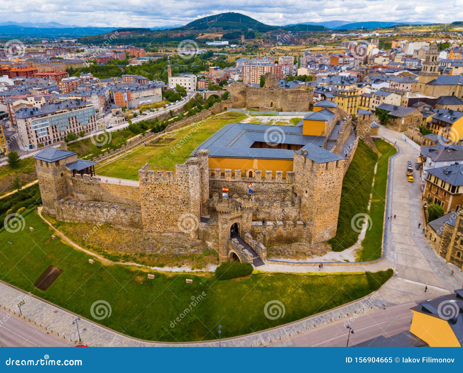 ponferrada with templar castle