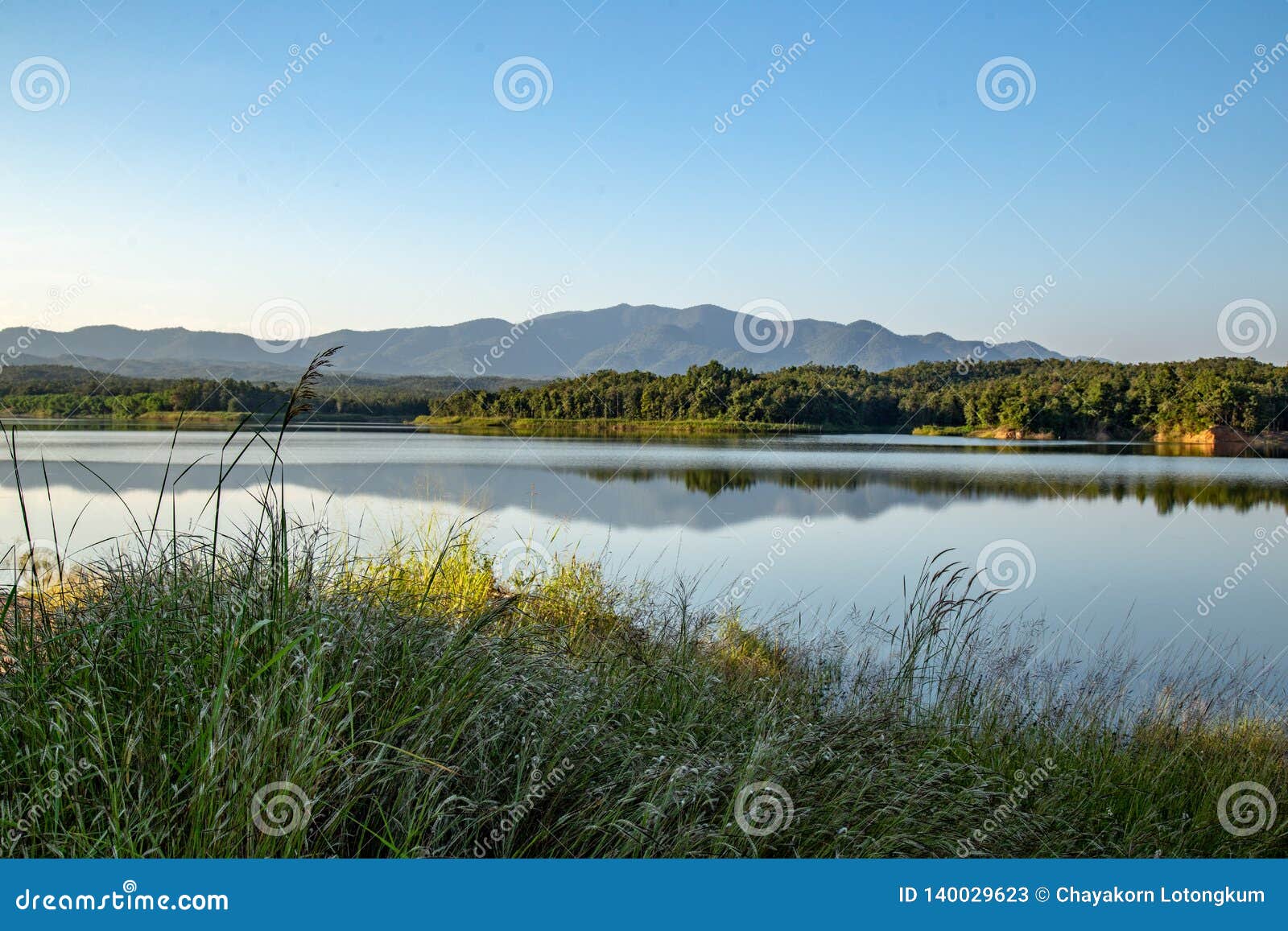 pong chor reservoir in mae wang national park