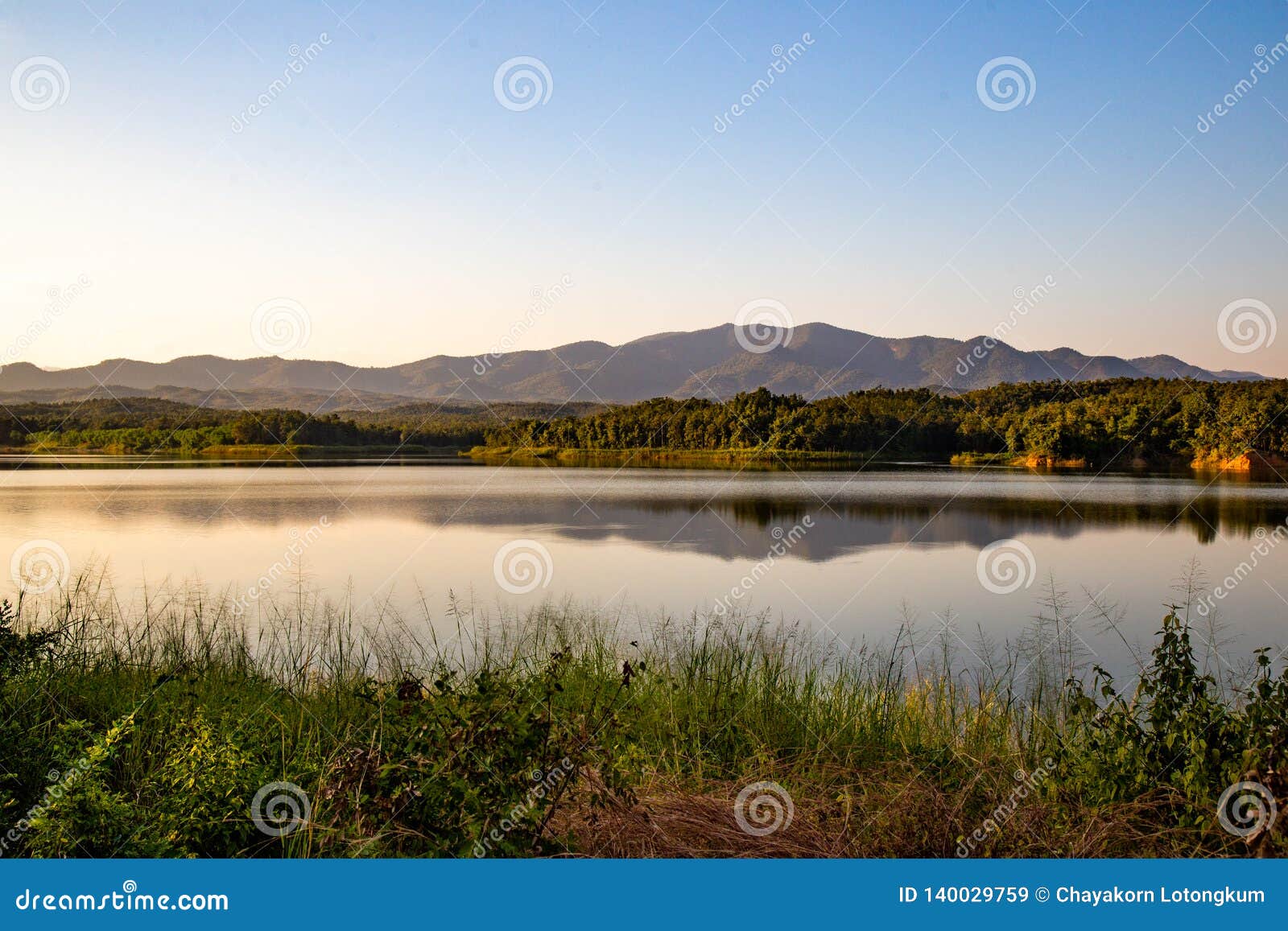 pong chor reservoir in mae wang national park