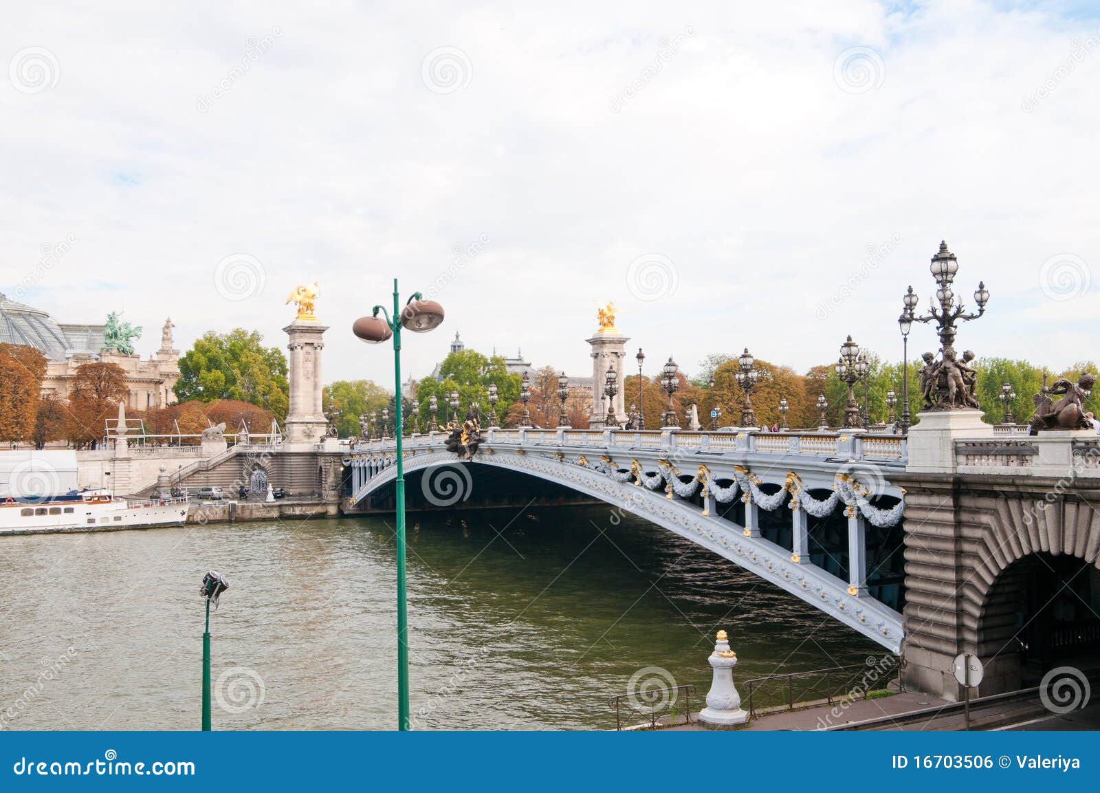 Pont Alexandre III - Bridge In Paris. Royalty Free Stock Image - Image ...