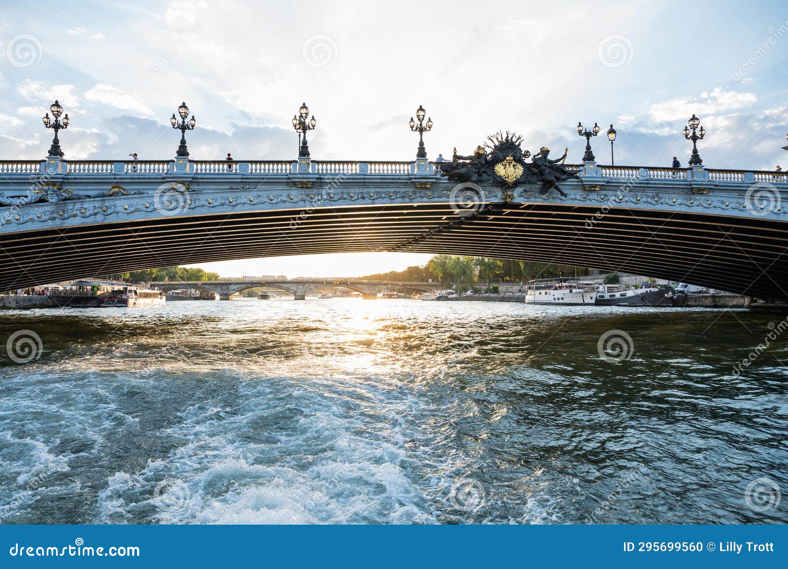 Pont Alexandre III Bridge in Paris, France Stock Photo - Image of ...