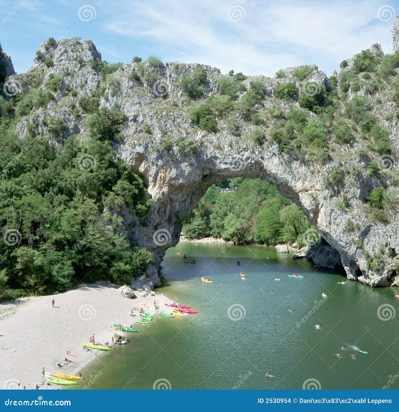 Pont de l arche stock photo. Image of trees, mountain - 2530954