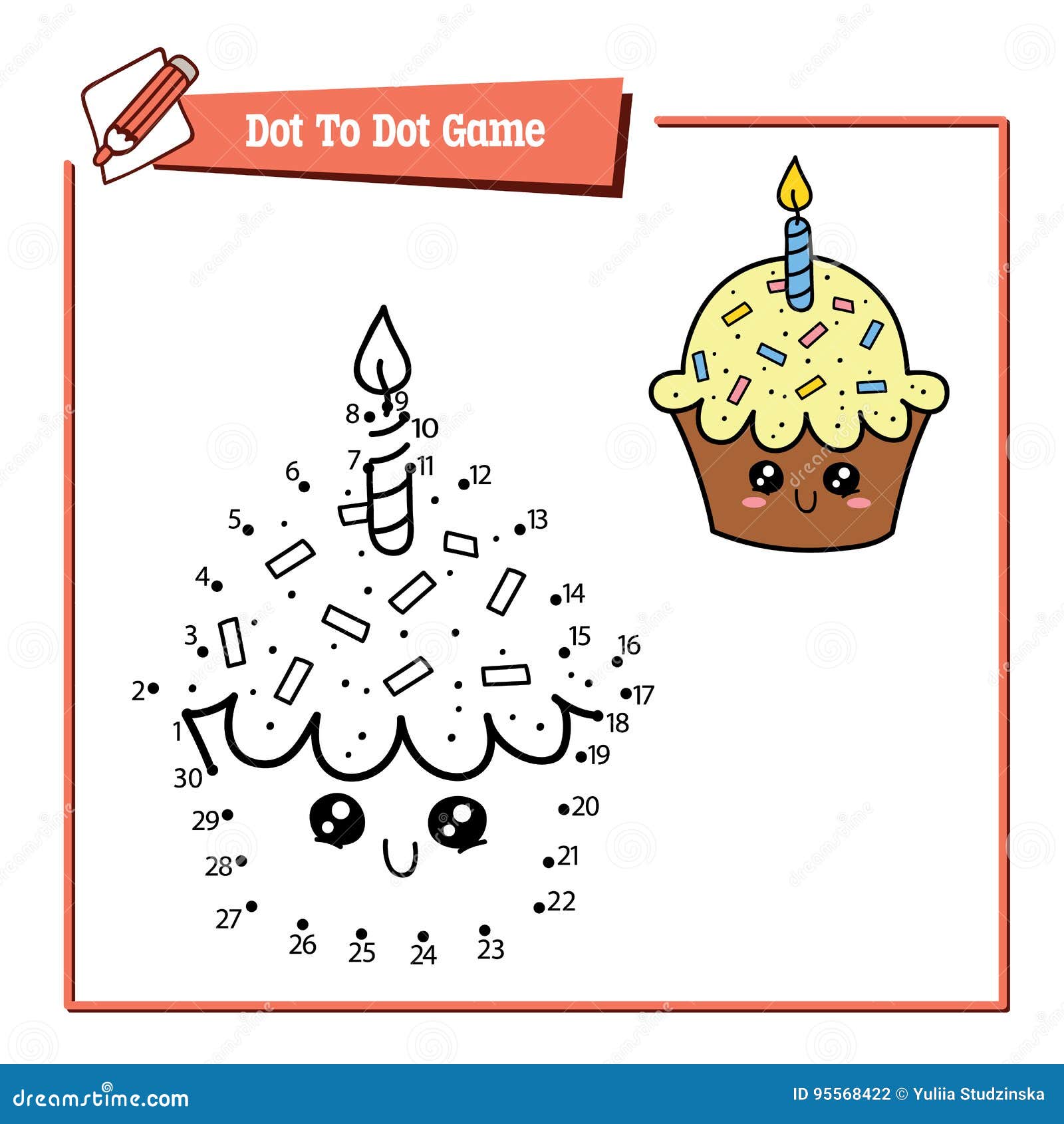 Vetores de Cupcake De Números Jogo e mais imagens de Bolo - Bolo, Joining  the Dots, Número - iStock