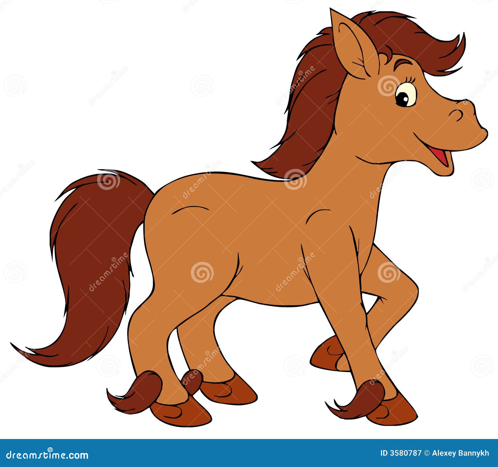 Pony (vector clip-art) stock vector. Illustration of ...