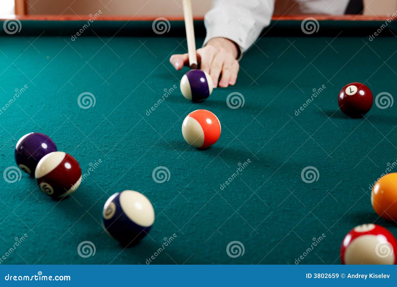 Pool stock image. Image of felt, billiards, practice, play 3802659