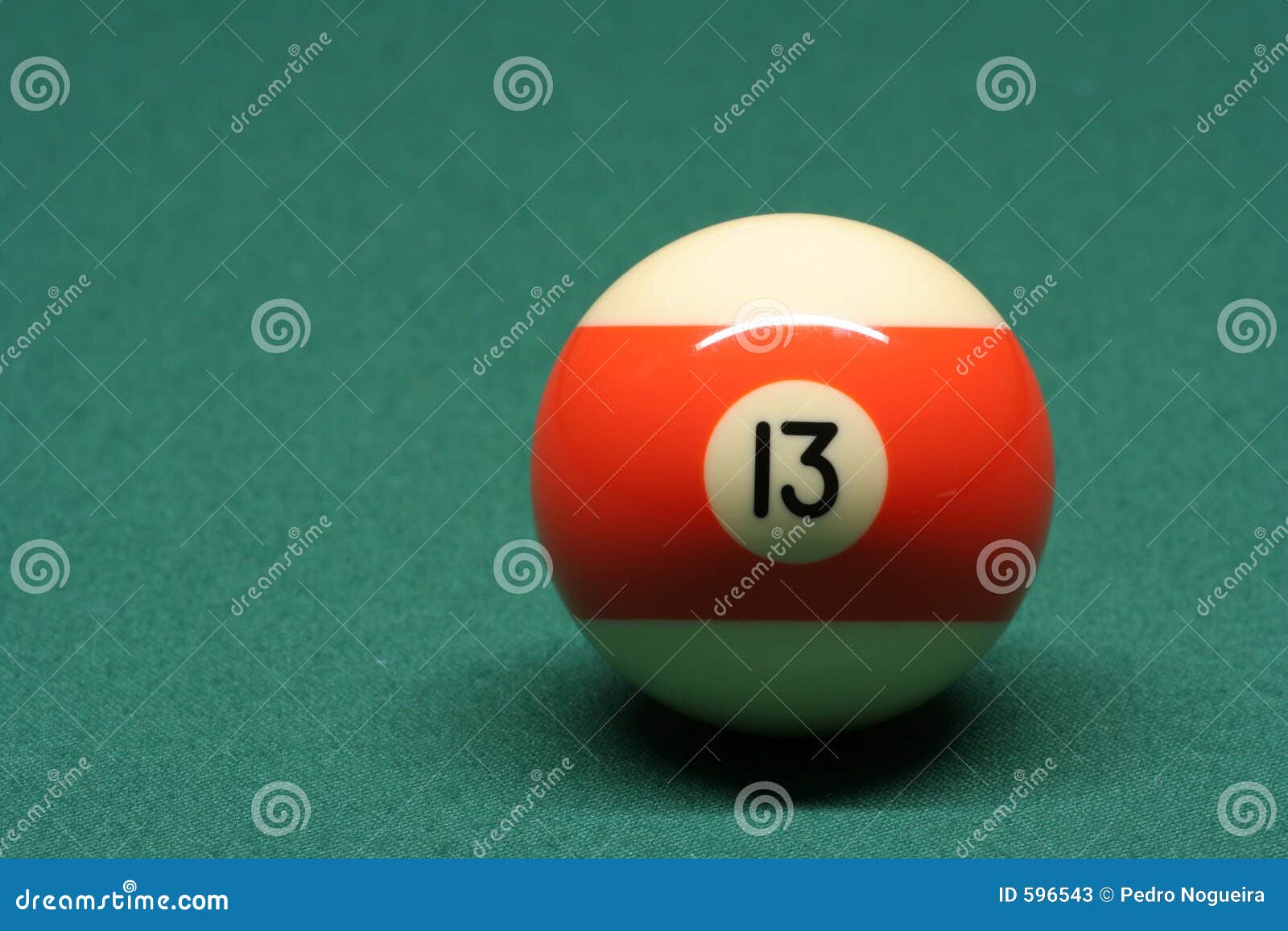 Pool Ball Number 13 Stock Image Image Of Competition