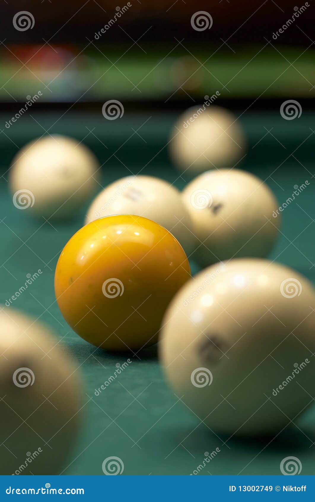 Pool balls stock image. Image of orange, pool, billiard 13002749
