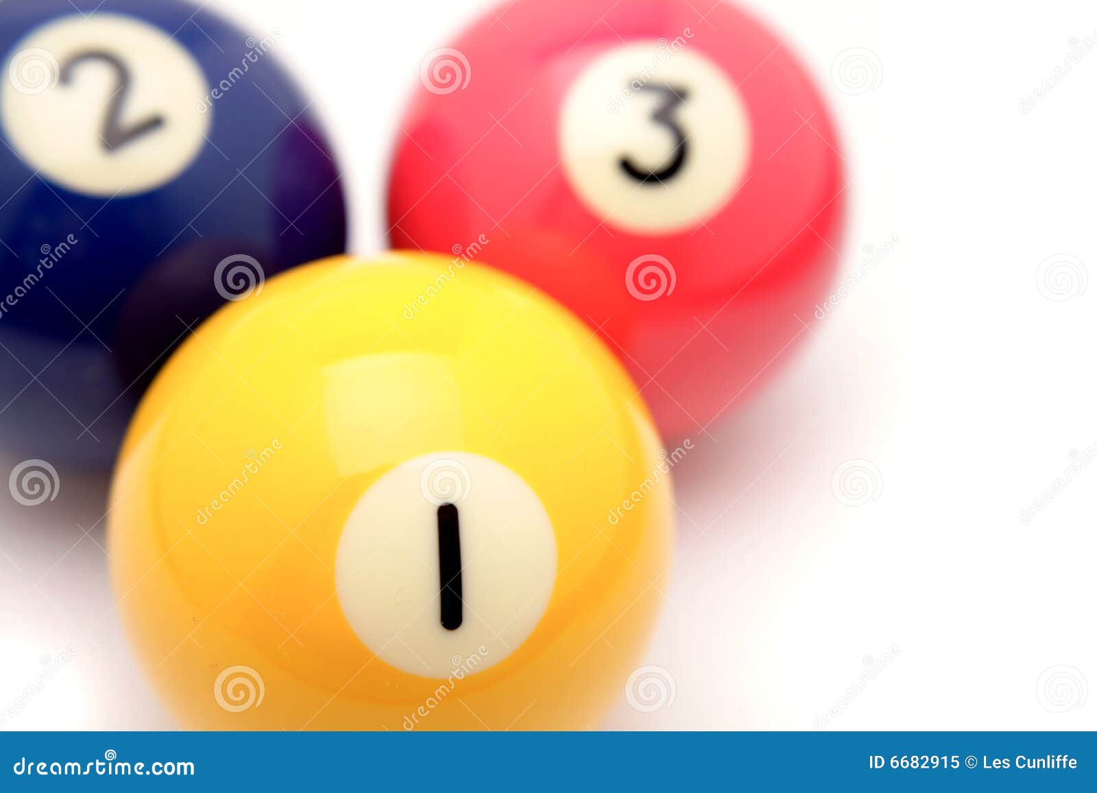 Pool balls stock image. Image of macro, closeup, shot 6682915