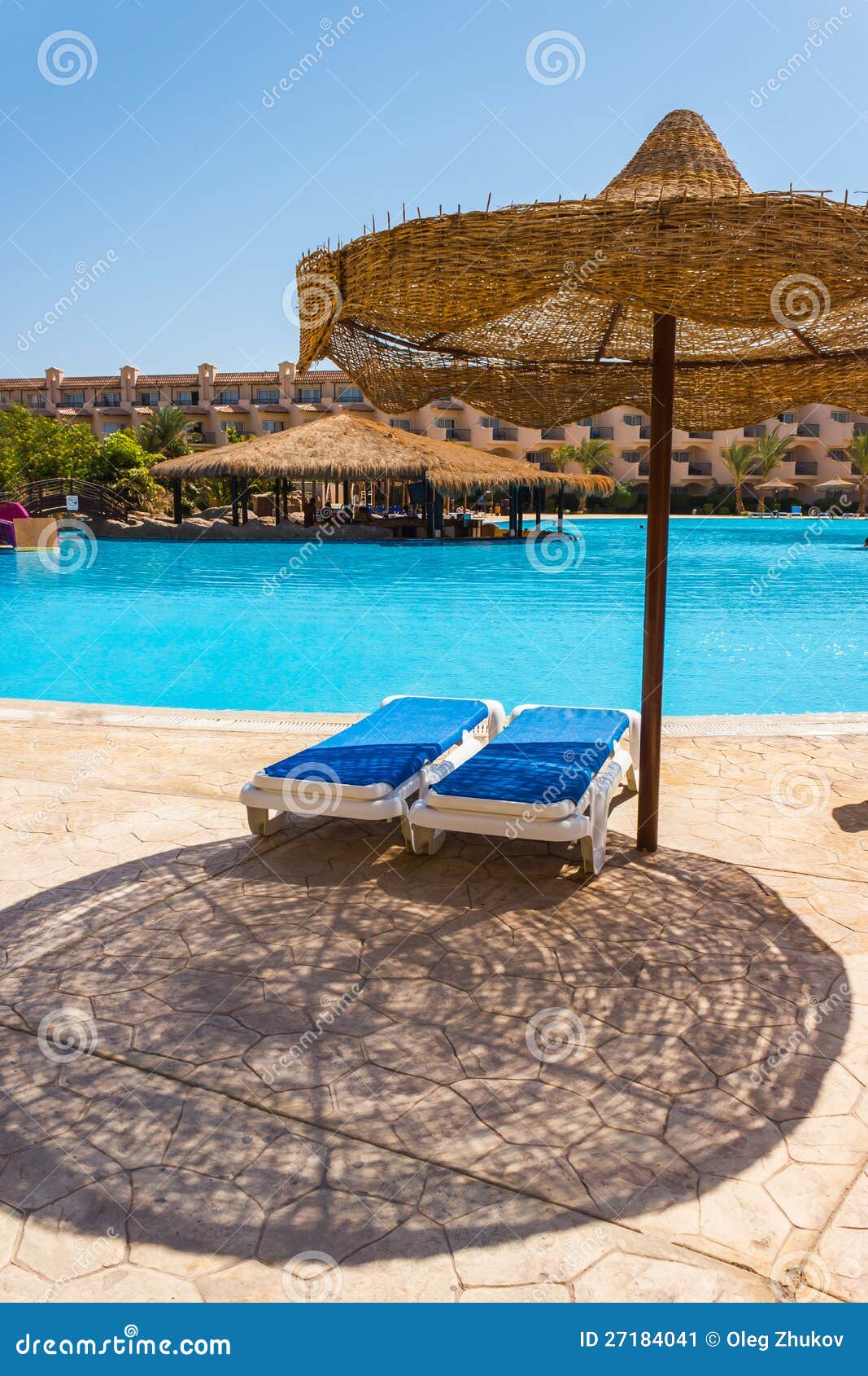 The Pool, Beach Umbrellas and the Red Sea in Egypt Stock Image Image of recreational, nature