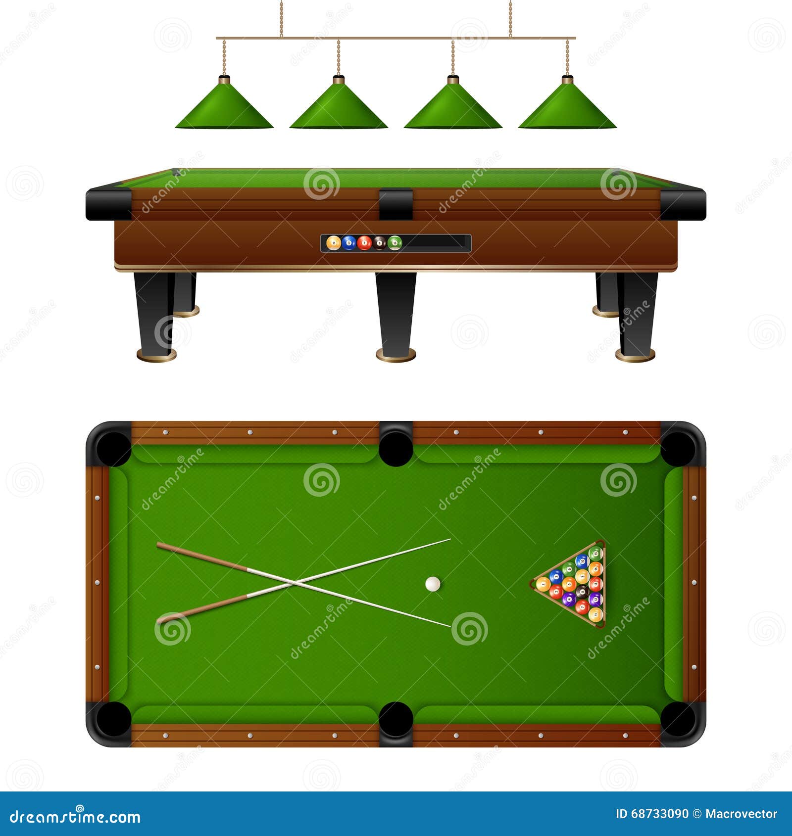 pool billiard table and furniture set