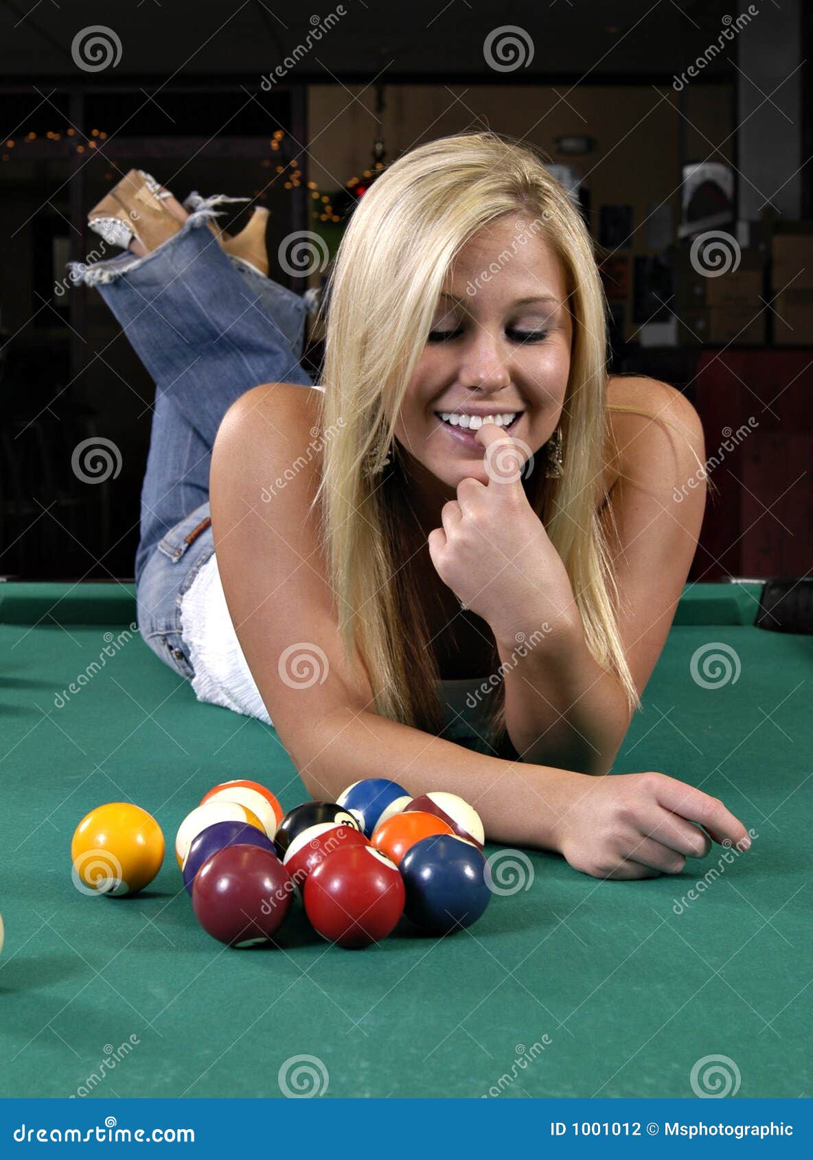 Pool Dame Stockfoto Bild Von Ferse Sport Kugeln Hoch 1001012