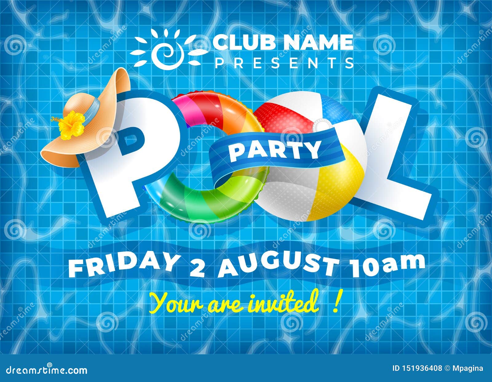 Swimming Pool Party PNG Images, Swimming Pool Party Clipart Free Download