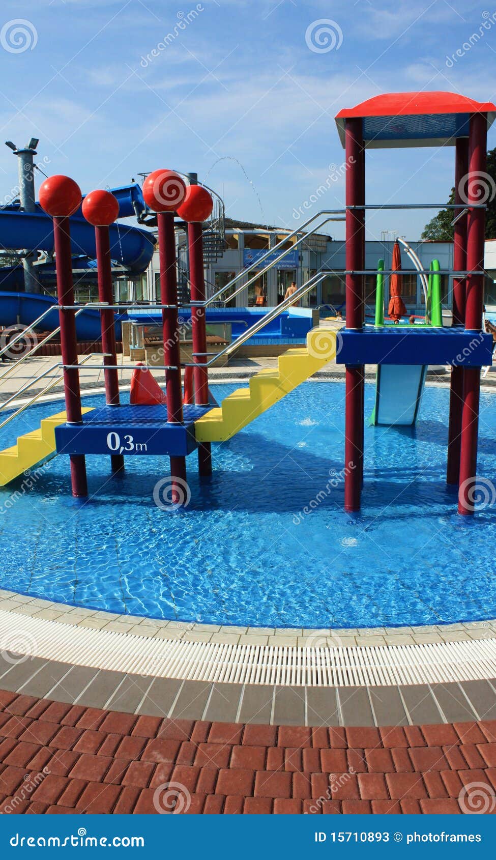 Pool playground stock image. Image of playground, aquapark 15710893