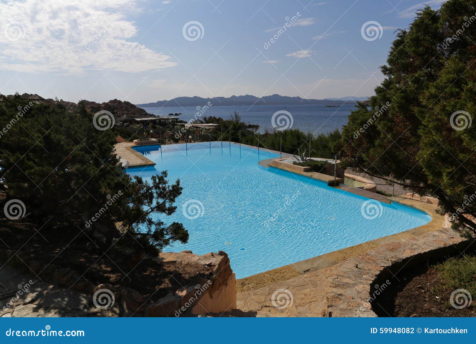 Pool Sardinia stock photo. Image of resort, nature, leisure 59948082